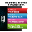 Durex Suprise Me Black Box, 40 Kondome