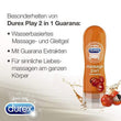 Durex 2in1 Massage- & Gleitgelset mit Guarana und Aloe Vera