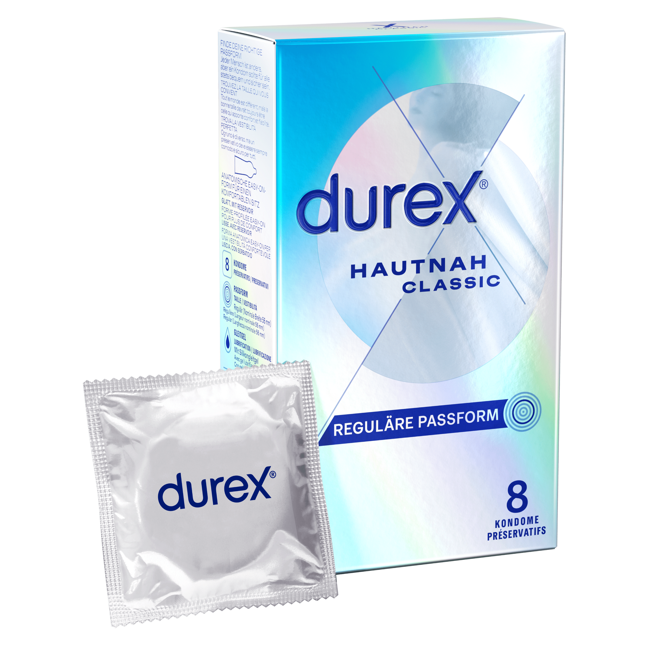 Durex Hautnah Classic 8 Kondome