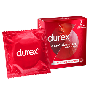 Durex Gefühlsecht Classic, 3 Kondome