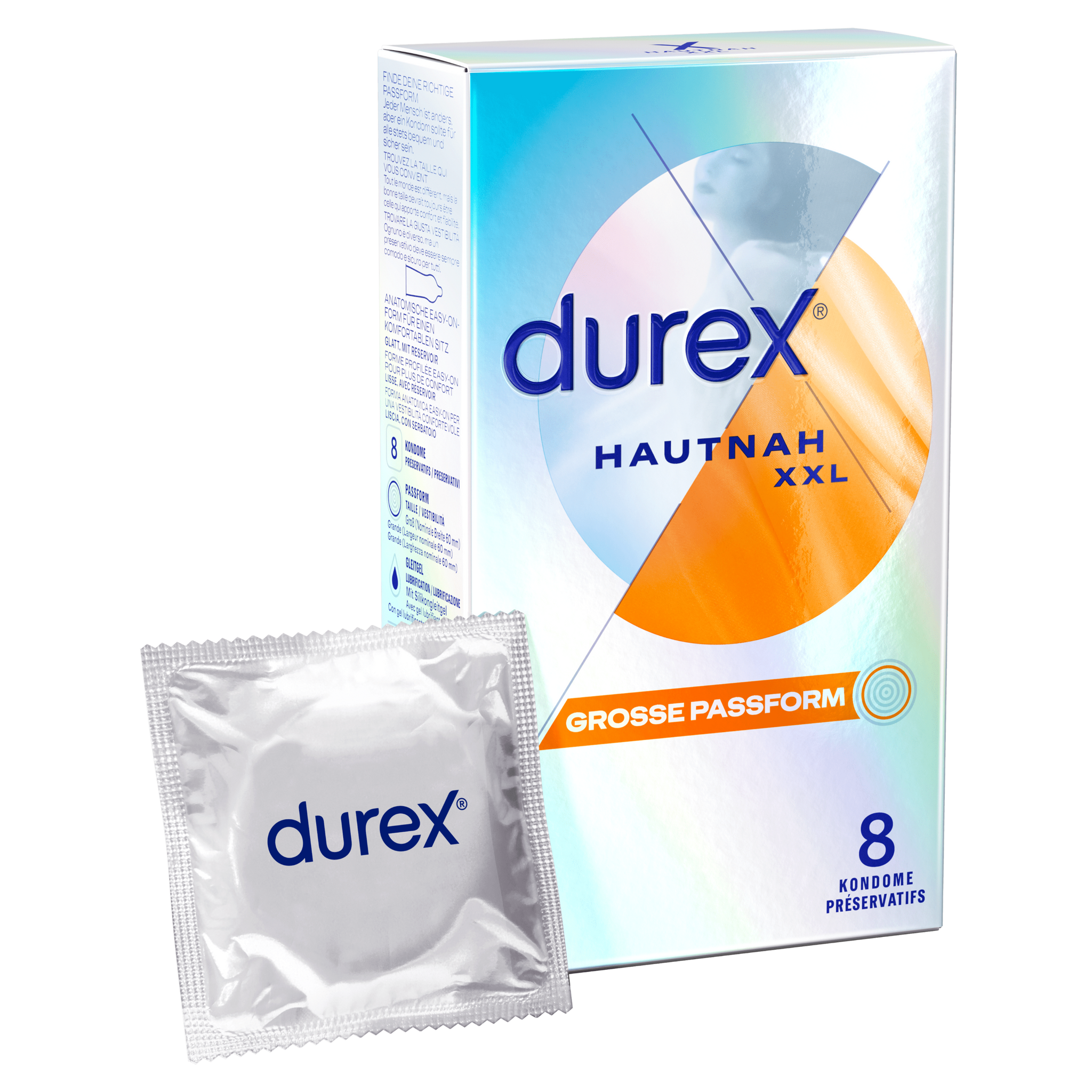 Durex Hautnah XXL 8 Kondome