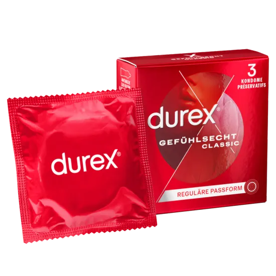 Durex Gefühlsecht Classic, 3 Kondome