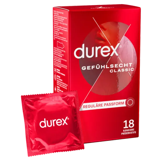 Durex Gefühlsecht Classic,18 Kondome