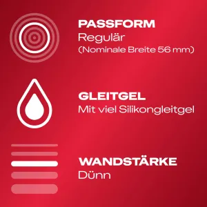 Durex Gefühlsecht Extra Feucht, 10 Kondome