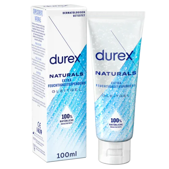 Durex Naturals Gleitgel Extra Feuchtigkeitsspendend, 100ml
